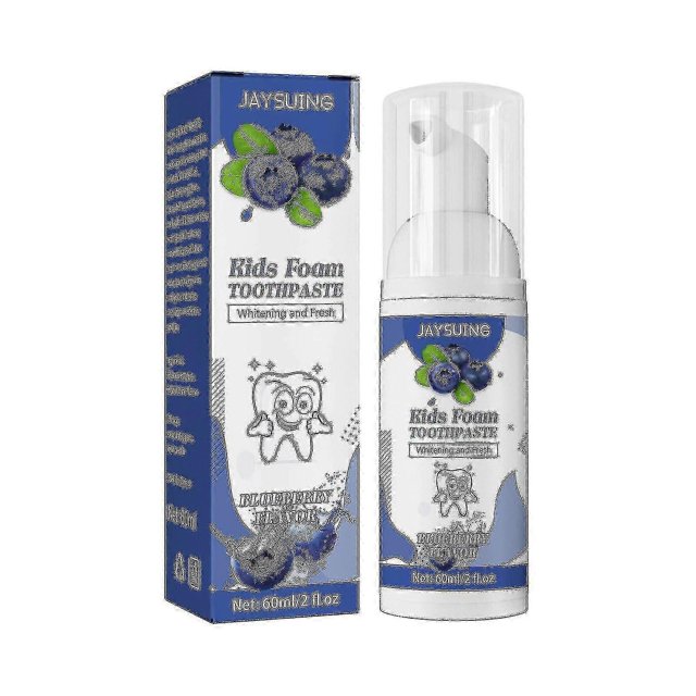Jaysuing Children's Foam Toothpaste Teeth Cleansing Whitening Anti-cavity F | style 3