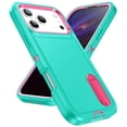 thumbnail image 2 of for iPhone 17 Pro Max Case, iPhone 17 Pro Max Phone Case with Built in Kickstand, Shockproof/Dustproof/Drop Proof Heavy Duty Military-Grade Rugged Protective Cover for iPhone 17 Pro Max,Green, 2 of 8