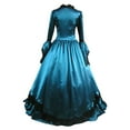 thumbnail image 2 of UPPADA Liquidation Robes d'Invitée de Mariage pour Femmes Hiver Robe à Manches Longues Grande Taille Robe Évasée Robe Maxi de Cocktail pour Femmes Robes de Soirée Ajustées Robe de style Coréen, 2 of 5