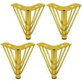 thumbnail image 4 of 4 piezas patas para muebles, patas de sofá de metal, modernos, patas de reemplazo de bricolaje, pies de sofá para escritorios de tocador casa casa, 4 of 8