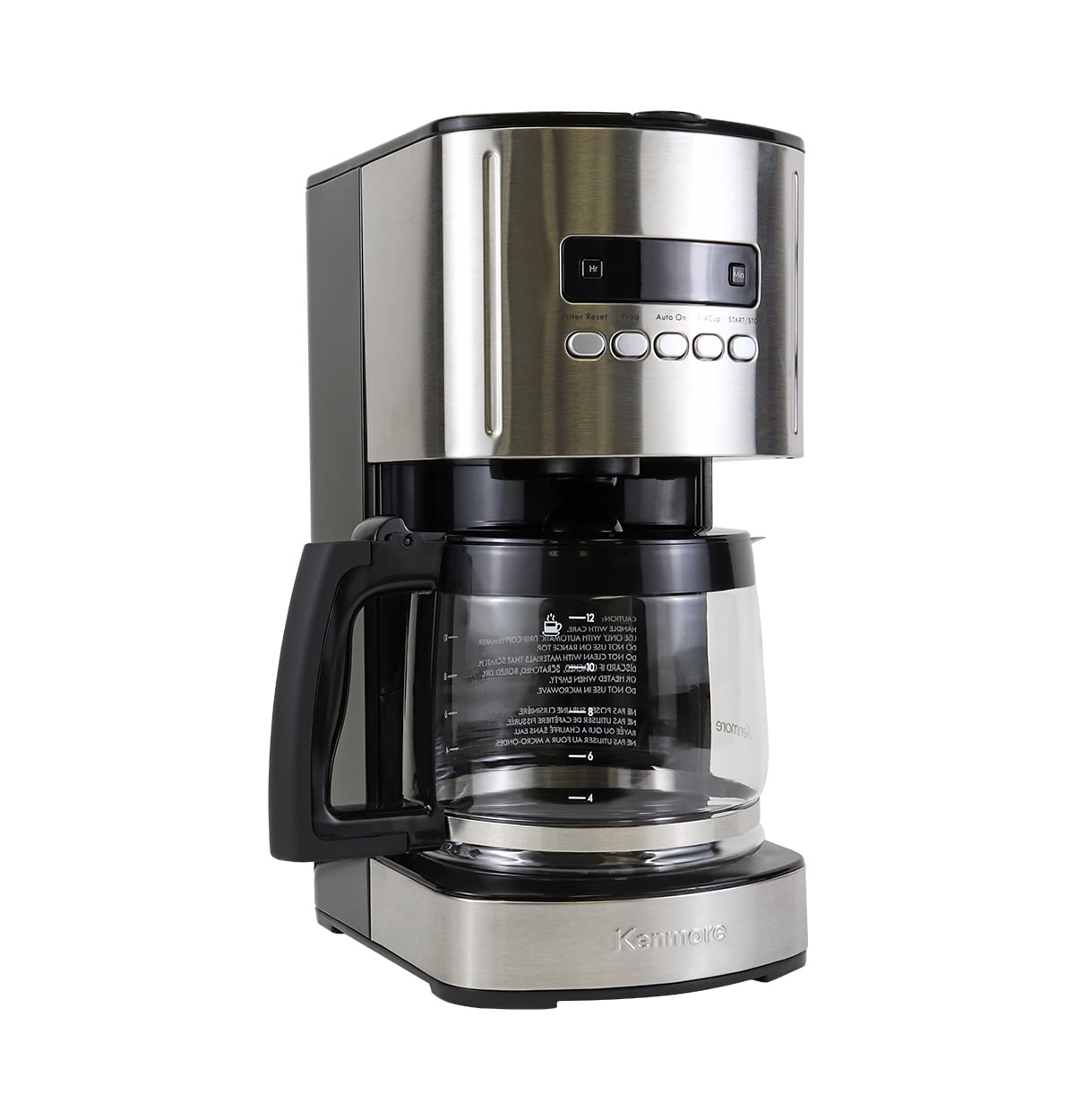 Kenmore Aroma 12 Cup Coffee and Stainless Steel, Programmable Timer, Reusable Cone - Walmart.com