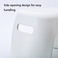 thumbnail image 3 of Taburete de pie de estilo japonés para habitación de zapatos, sillas de cocina para baño, banco de asiento bajo grueso de plástico para el Conjuntos de muebles de sala de estar tipo alto Ounissouiy HA083625-02, 3 of 6