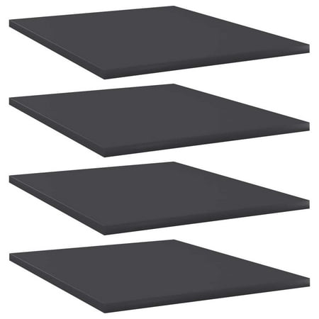 

WONISOLI Bookshelf Boards 4 pcs Gray 15.7 x19.7 x0.6 Chipboard