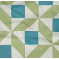 thumbnail image 4 of oneOone Organic Cotton Poplin Twill Fabric Triangle|Parallelogram & Square Geometric Print Fabric BTY 42 Inch Wide, 4 of 4