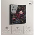 thumbnail image 2 of Vintage Dark Roses Framed High-Gloss Acrylic Glass Wall Art Gothic Art Prints by Art Remedy, Black Frame, 20 x 24, 2 of 7