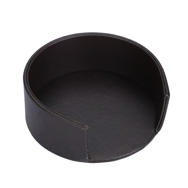 Dessous de Verre en Cuir PU avec Support Ensemble Dessous de Verre Antidérapants, Dessous de Verre, Protection des Meubles Ménagers pour Protection de Table