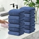 thumbnail image 5 of 12 juegos de toallas de baño para el baño, toallas gruesas absorbentes para el hogar, lavar la cara, regalo - Azul, 5 of 5