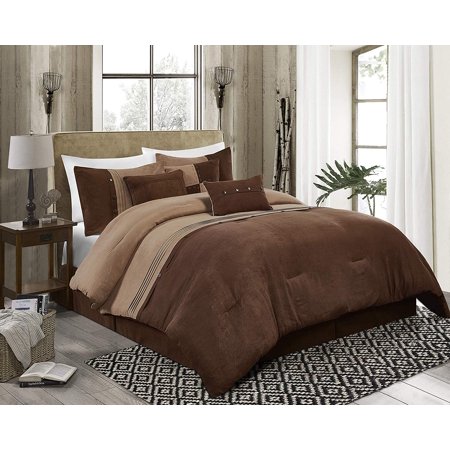 Chezmoi Collection Chandler 7 Piece Western Lodge Micro Suede