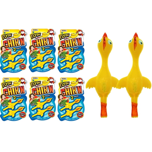Juguete de tirachinas de goma JA-RU Mini (paquete de 6, 12 unidades)