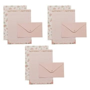 TureClos Envelope Kawaii Writing Stationery Paper Letter Papers Lightweight Transparent Sealed Label Flower/Animal Envelopes Theme Party Type 6