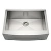 Whitehaus Whncmap3021 Commercial Single Bowl Undermount Sink - Stainless Steel