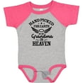 thumbnail image 3 of Inktastic Handpicked for Earth by My Grandma in Heaven Angel Wings Boys or Girls Baby Bodysuit, 3 of 5