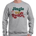 thumbnail image 2 of Jingle Bell Rockin' Long Sleeve Shirt Unisex 2X-Large Grey, 2 of 5