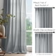 thumbnail image 4 of Cortinas Jinchan, mezcla de lino gris, 244 cm de largo, para sala de estar, 4 of 6