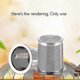 thumbnail image 4 of Stainless Steel Tea/Coffee/Juice Filter Screen - Food-Grade Leak-Proof Reusable Mesh Strainer, 4 of 5