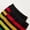 A-Black16, variant on WMNTST Women's Socks Knee-High Colorful Striped Socks Soft Stretchy Stylish Football Hosiery