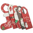thumbnail image 6 of EXHUMKY Christmas Wooden Hanging Ornaments Set of 5 Assorted Colors Festive Holiday Home Decoration, 6 of 6