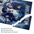 thumbnail image 3 of 1000 Pieces Wednesday Addams Puzzles Cartoon Wooden Puzzle Large Puzzle Game Artwork Family Decorations Unique Puzzle Gift, 3 of 9
