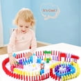 thumbnail image 2 of Juego de dominó Joqutoys, 600 unidades, bloques de construcción de madera para niños, 2 of 9