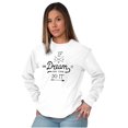 thumbnail image 3 of If You Can Dream Inspiration Motivated Women Plus Size Long Sleeve Graphic Tee Brisco Brands 2X, 3 of 5