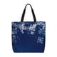 thumbnail image 1 of Fotbe Christmas Blue Bolsa Tote con Estampado para Mujer, Bolsos con Cremallera, Bolsa de Hombro Casual de Gran Capacidad con Bolsillos Internos, 1 of 7