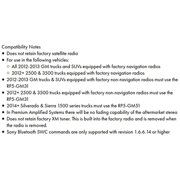 Radio Repl Built In Onstar SWC Nav Reten