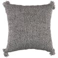 thumbnail image 1 of Ashley Riehl Coussin Tressé en Noir, 1 of 1