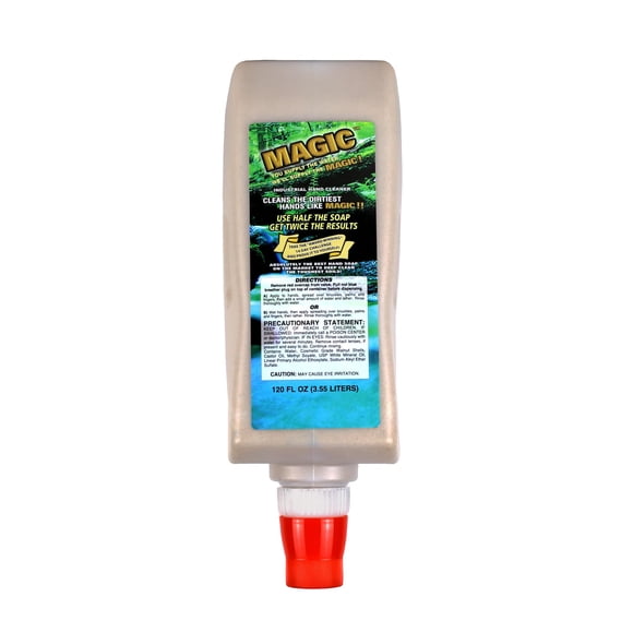 Zenex Magic Hand Soap - Industrial Hand Cleaner for Auto Mechanics | Shop Soap | Walnut Shell Scrubbers to Remove Grease, Oil, Ink & Paint | Moisturi