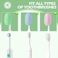 thumbnail image 2 of BPPEG 6 Pack Toothbrush Covers,Tooth Brush Cover Cap for Electric&Regular Toothbrush Head, 2 of 7