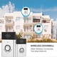thumbnail image 2 of Wireless Doorbell, Smart Wireless Voice Two-Way Intercom Doorbell with 200m Operating Range Doorbell Kit Security System for Home, Office, Hotel., 2 of 5