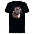 thumbnail image 1 of Staffordshire Bull Terrier Photo Tee Men's -Image by Shutterstock, 1 of 2