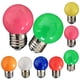 thumbnail image 1 of Xihbxyly Bombilla Led E27, Diseño de Bajo Consumo, Luz Incandescente de Colores, Ideal para Fiestas, Bajo Consumo, 0,5 W, Voltaje de 220 V, Decoración Del Hogar, Tamaño 4,8 X 6,8 Cm., 1 of 1