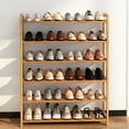 thumbnail image 5 of Nutrianeous Shoe Rack 6-Tier Bamboo Shoe Rack Organizer for Entrance Porch Balcony, 5 of 10