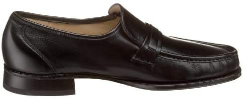 Mens Shoes Florsheim Como Moc Toe Bit Comfort Loafer Black Soft Leather  17116-01 