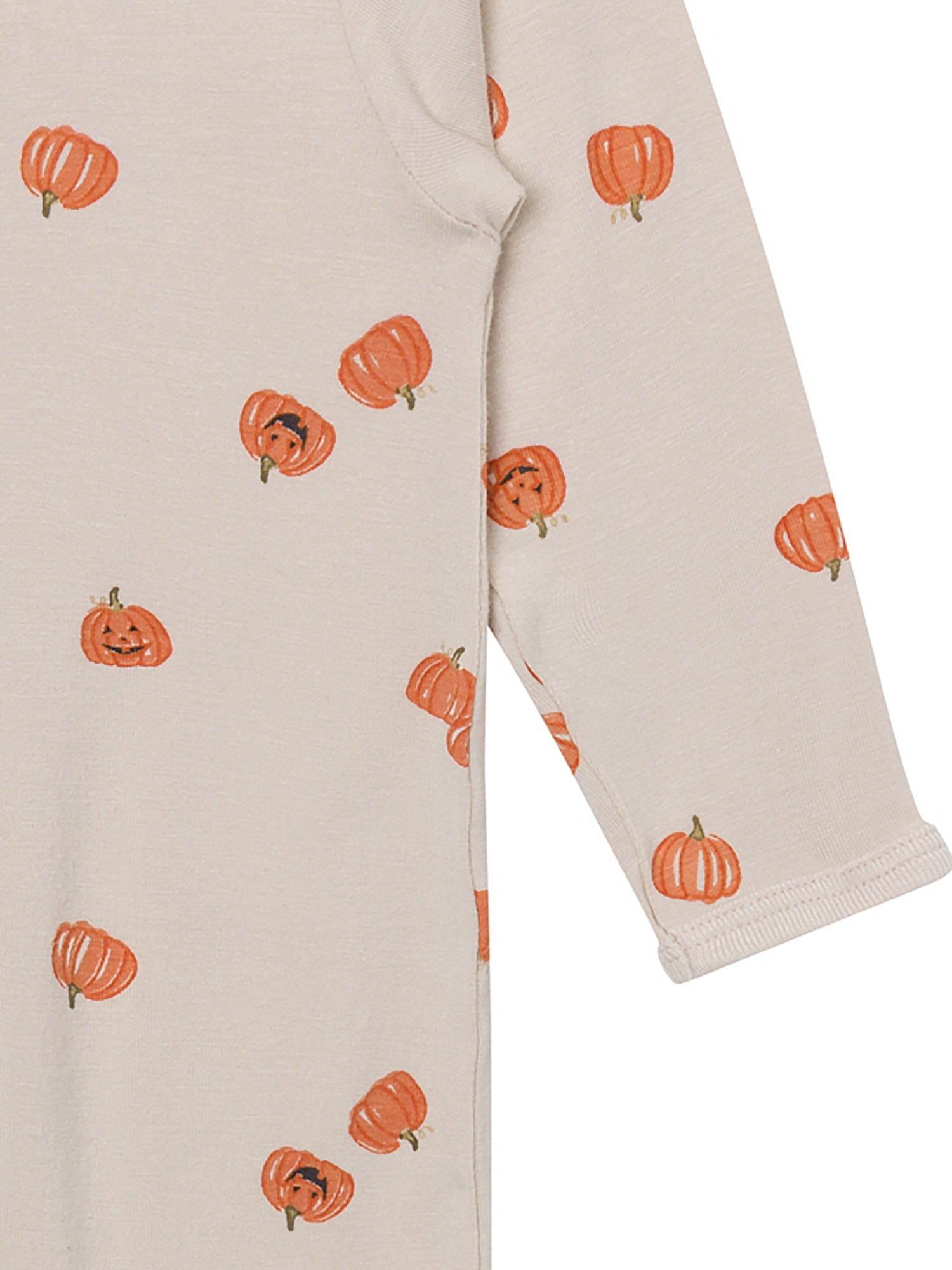 Modern Moments by Gerber Neutral Two-Way Zip Viscose Sleep ´N Play Footed Pajama , Sizes Newborn - 6/9 Months