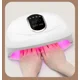 thumbnail image 2 of Lámpara secadora de uñas de 150 W, máquina de luz de curado de esmalte de uñas de gel LED/UV, 4 modos de tiempo 10/30/60/99 s y pantalla LED para manicura/pedicura en casa y salón, 2 of 5