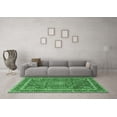 thumbnail image 3 of Ahgly Company Indoor Rectangle Persian Emerald Green Traditional Area Rugs, 2' x 5', 3 of 4