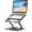 Space Gray, variant on Laptop Stand for Desk, Heavy Duty Stand with 360? Rotating Base, Adjustable Height Notebook Riser, Compatible with MacBook Pro/Air, , , 10-17" Laptops -