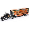 thumbnail image 4 of Kenworth W900 Truck Black with Graphics and Dry Van Trailer "Dia De Muertos" 1/32 Diecast Model by New Ray, 4 of 6
