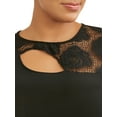 thumbnail image 2 of Women's Plus Size Sleeveless Lace Yoke Dress, 2 of 3