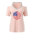 thumbnail image 4 of Siilsaa Patriotic Shirts for Women American Flag Shirt Tank Tops Women 4th of July Patriotic Shirts Tank Tops Sleeveless T Shirt Independence Day Pink,M, 4 of 5
