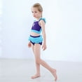 thumbnail image 5 of Girls Princess Two Piece Swimsuit Toddler Bikini Set Ruffle Bathing Suit SwimWear, 5 of 6