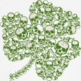 thumbnail image 3 of CafePress - Shamrock Skull St Patricks Day Kids Light T Shirt - Light T-Shirt Kids XS-XL, 3 of 4