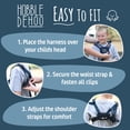 thumbnail image 5 of Hobbledehoo Arnés infantil activo, arnés de seguridad para niños y niños pequeños de 2 a 7 años, arnés infantil para caminar y apoyar SEN y necesidades especiales (arnés azul con correa), 5 of 5