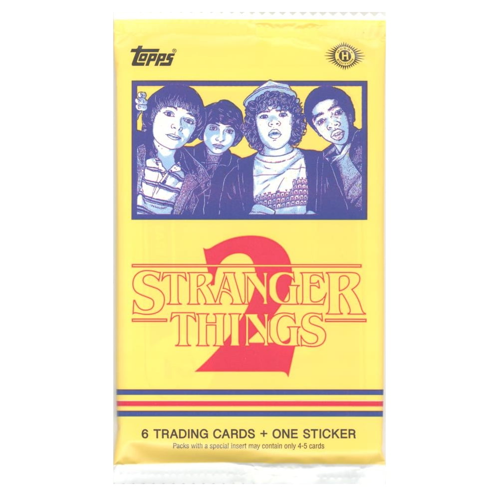 Topps Trading Cards Stranger Things Season 2 PACK (6 Cards & 1