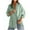 Green, variant on Womens 2025 Oversized Striped Button Down Shirts Boyfriend Long Sleeve Casual Work Blouses