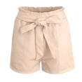 thumbnail image 3 of CONROSES Girls Shorts Bowknot Shorts for Girls Trendy Elastic Waist Soft Dailywear, Sizes 4-5 Years, 3 of 8