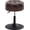 Pu-black Brown, variant on AOEIUY Modern 360° Swivel Round White Vanity Ottoman Stool,Faux Leather Contemporary Makeup Accent Stool for Bedroom Living Room Entryway (Pu-White)