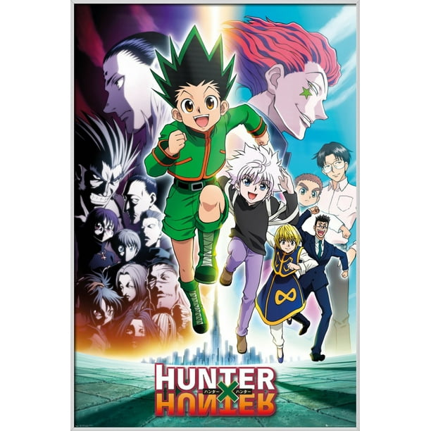 Hunter X Hunter Framed Manga Anime Tv Show Poster Key Art Running Size 24 X 36 Shiny White Aluminum Frame Walmart Com Hunter X Hunter Framed Manga Anime Tv Show Poster Key Art Running Size 24 X 36 Shiny White Aluminum Frame Walmart Com