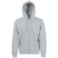 thumbnail image 3 of Fruit Of The Loom Mens Premium 70/30 Hooded Zip-Up Sweatshirt / Hoodie, 3 of 8